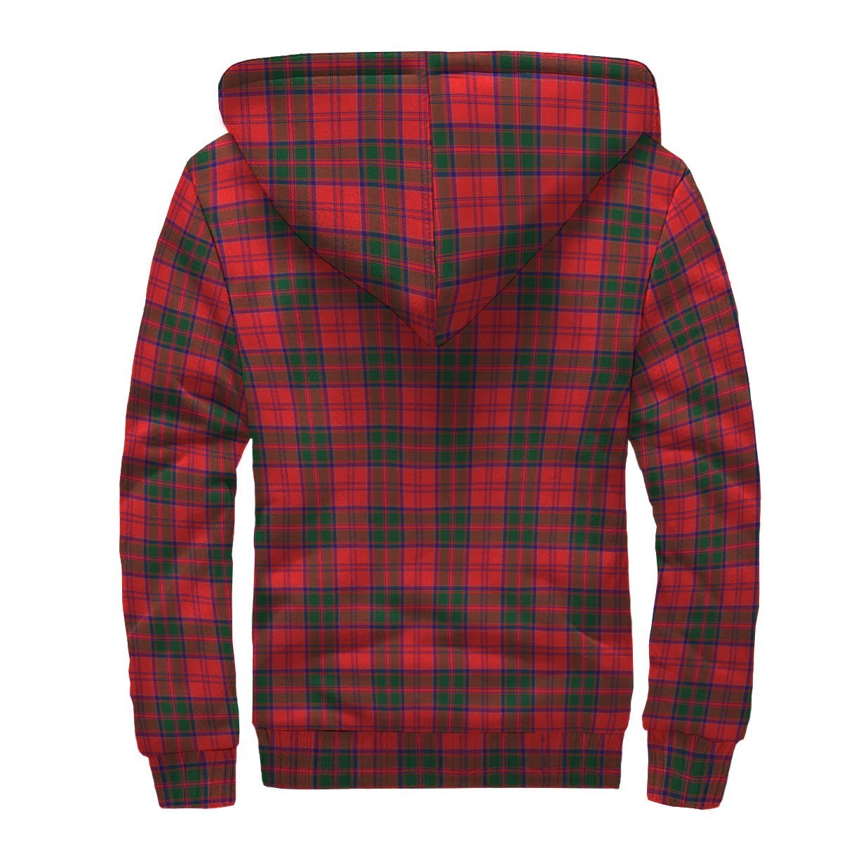 Drummond Modern Tartan Crest Sherpa Hoodie