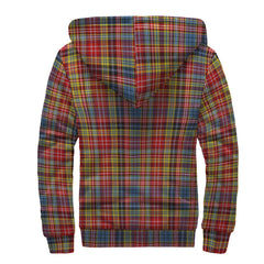 Drummond of Strathallan Tartan Crest Sherpa Hoodie