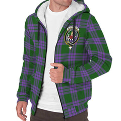 Elphinstone Tartan Crest Sherpa Hoodie