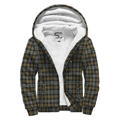 Farquharson Weathered Tartan Crest Sherpa Hoodie