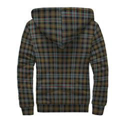 Farquharson Weathered Tartan Crest Sherpa Hoodie