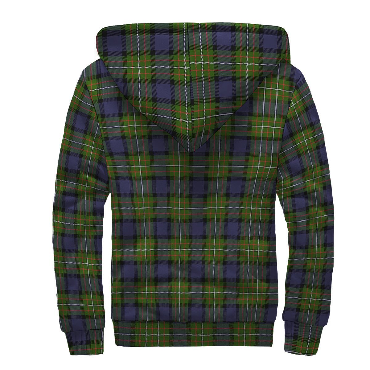 Fergusson Modern Tartan Crest Sherpa Hoodie