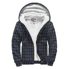 Fletcher Modern Tartan Crest Sherpa Hoodie