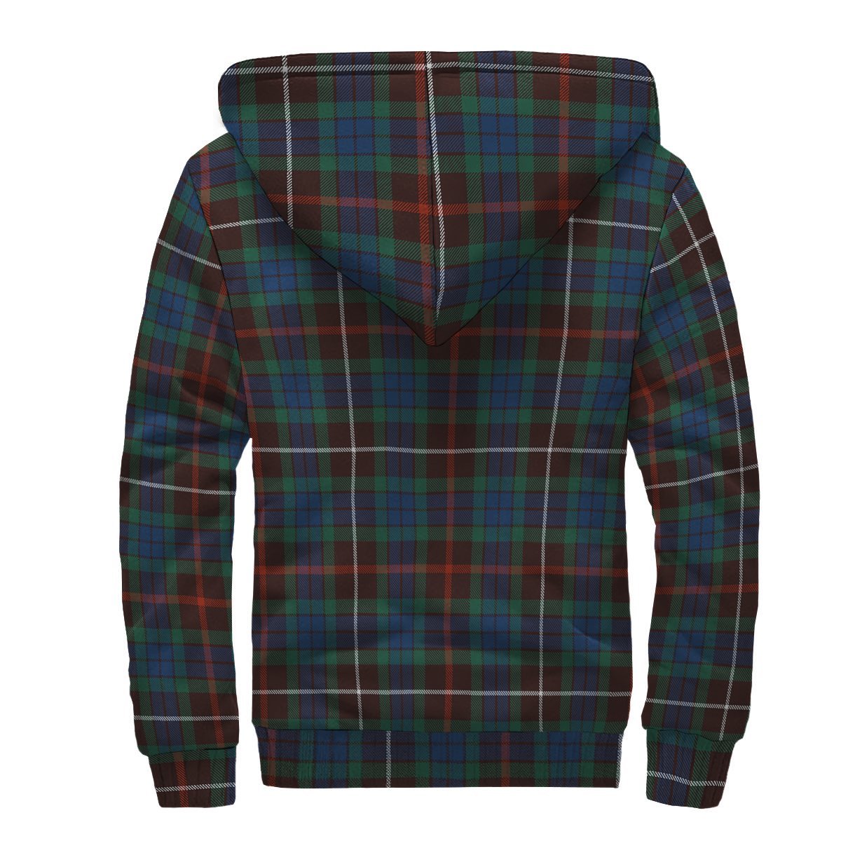 Fraser Hunting Ancient Tartan Crest Sherpa Hoodie