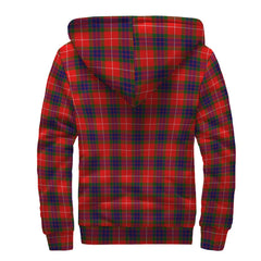 Fraser Modern Tartan Crest Sherpa Hoodie