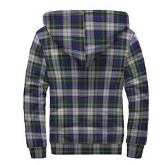 Gordon Dress Modern Tartan Crest Sherpa Hoodie