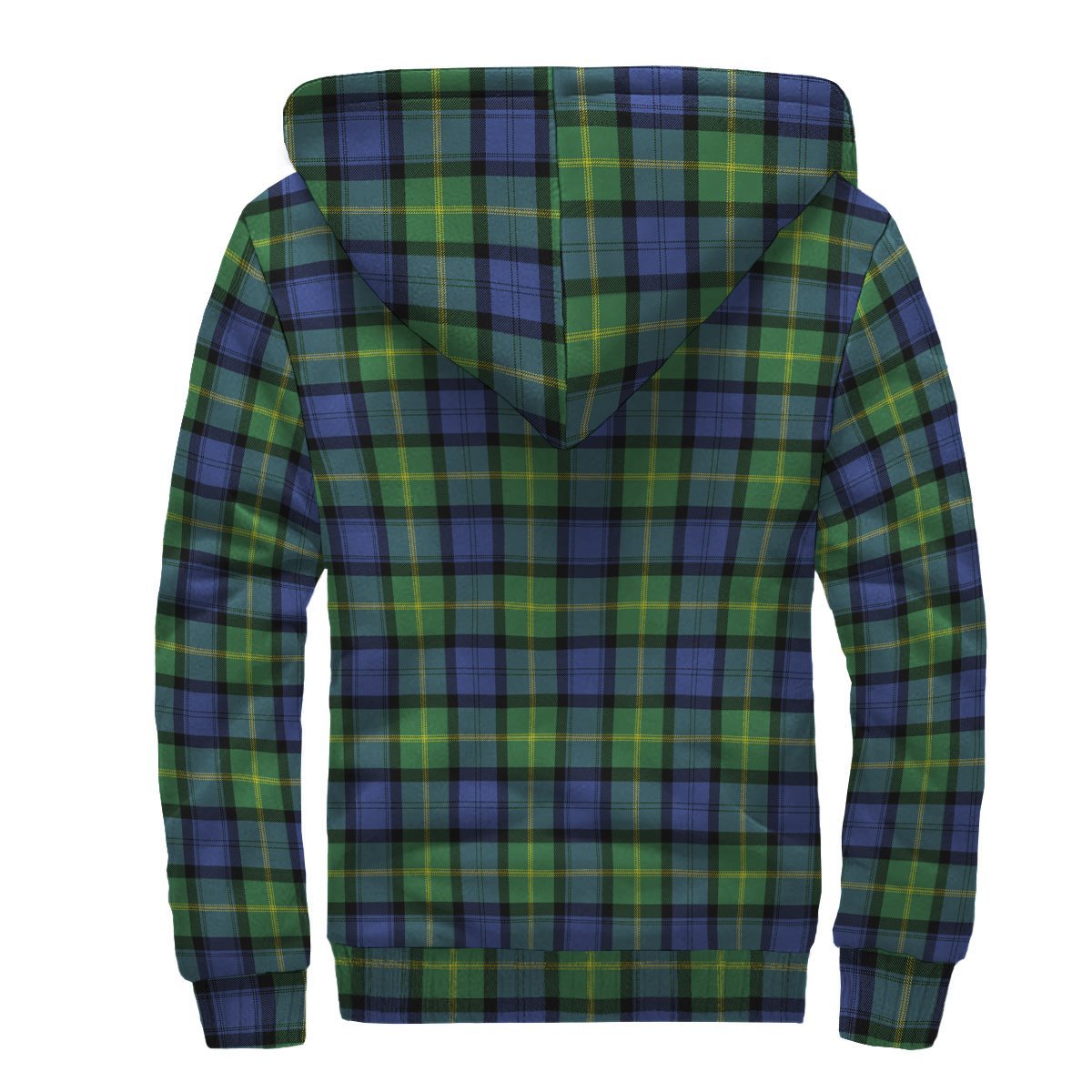 Gordon Old Ancient Tartan Crest Sherpa Hoodie