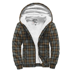 Gordon Weathered Tartan Crest Sherpa Hoodie