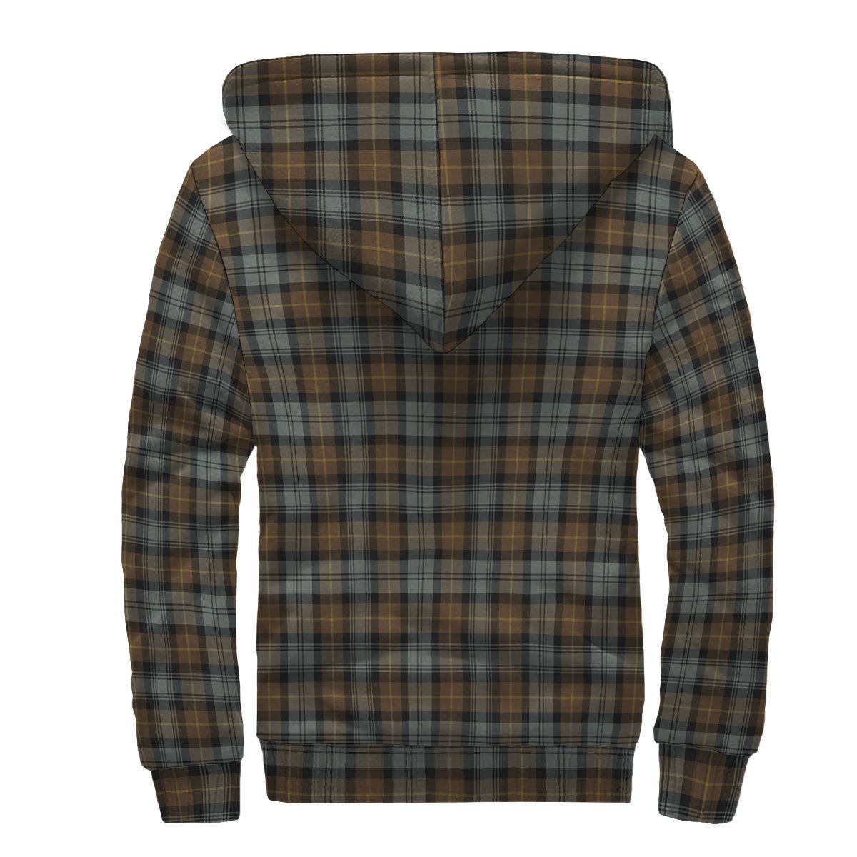 Gordon Weathered Tartan Crest Sherpa Hoodie