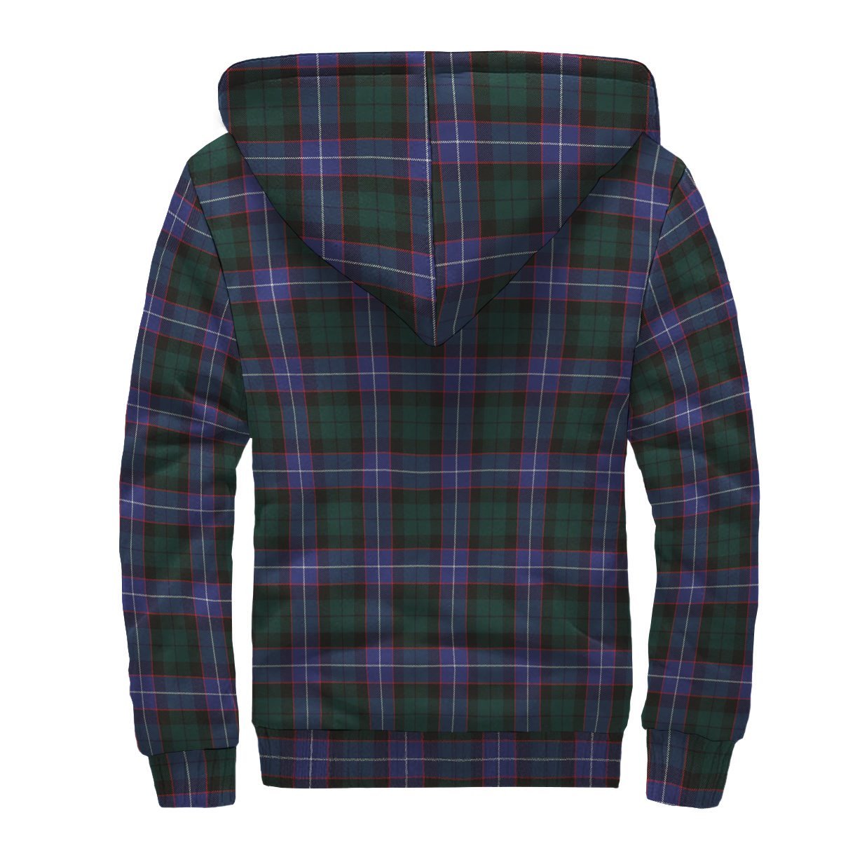 Guthrie Modern Tartan Crest Sherpa Hoodie