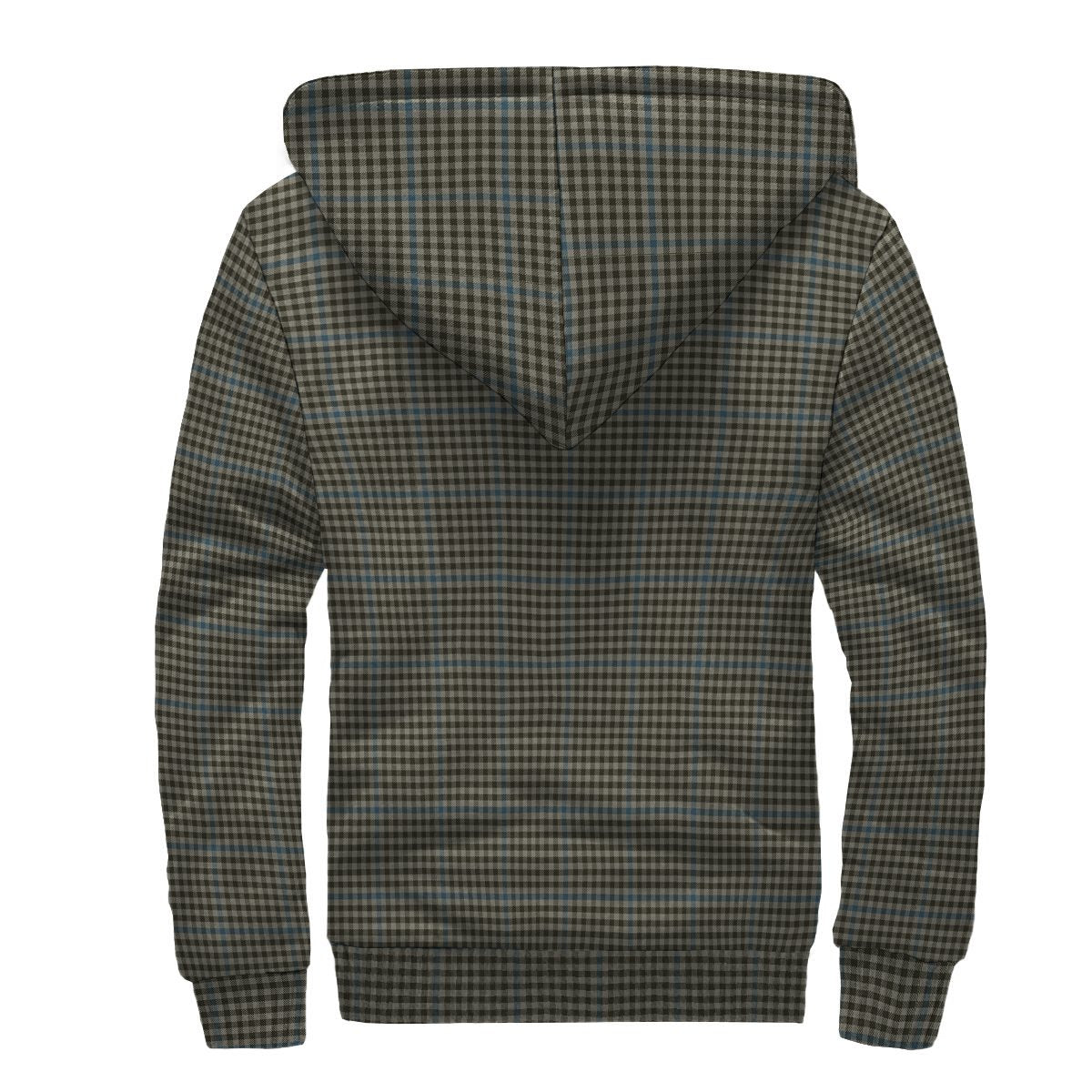 Haig Check Tartan Crest Sherpa Hoodie