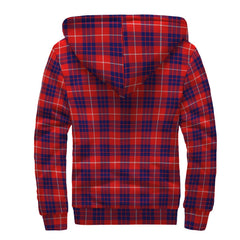 Hamilton Modern Tartan Crest Sherpa Hoodie