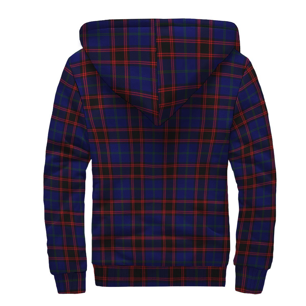 Home Modern Tartan Crest Sherpa Hoodie