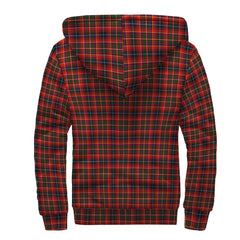 Innes Modern Tartan Crest Sherpa Hoodie