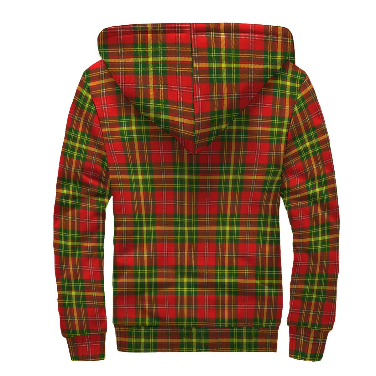 Leask Tartan Crest Sherpa Hoodie