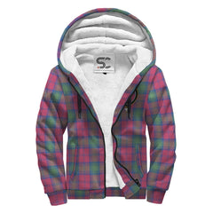 Lindsay Ancient Tartan Crest Sherpa Hoodie