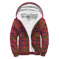 Lumsden Modern Tartan Crest Sherpa Hoodie