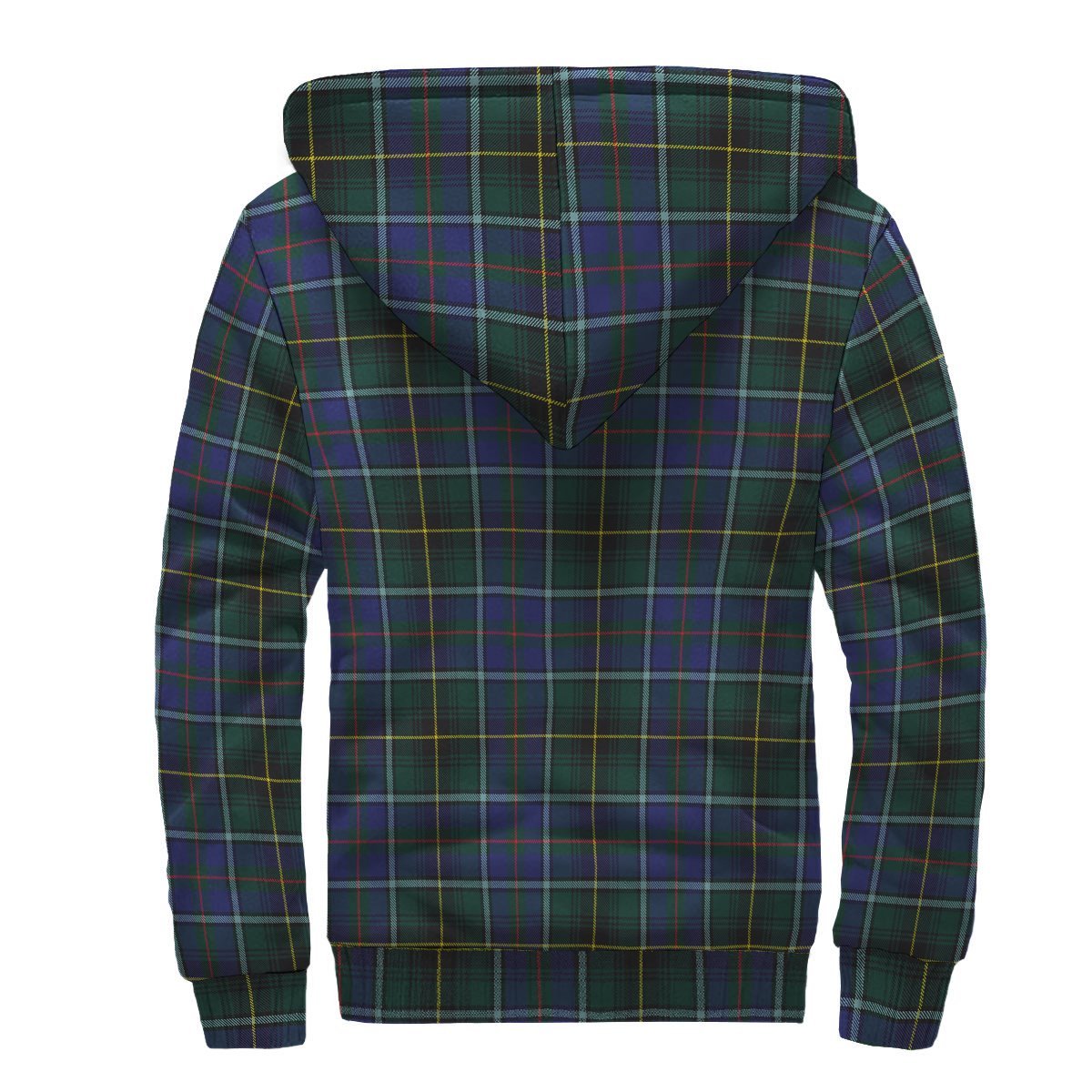 MacInnes Modern Tartan Crest Sherpa Hoodie