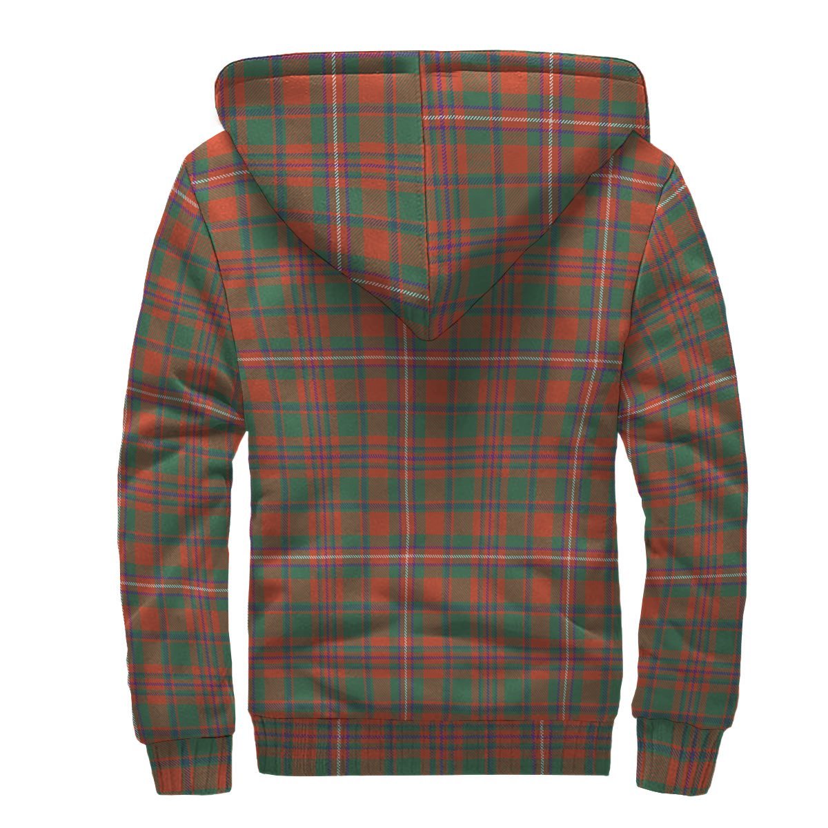 MacKinnon Ancient Tartan Crest Sherpa Hoodie