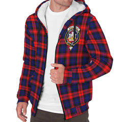 MacLachlan Modern Tartan Crest Sherpa Hoodie