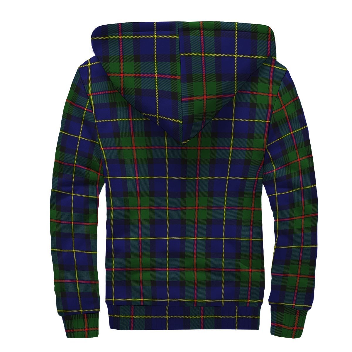 MacLeod of Harris Modern Tartan Crest Sherpa Hoodie