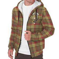 MacMillan Old Weathered Tartan Crest Sherpa Hoodie