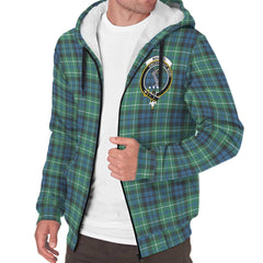 MacNeill of Colonsay Ancient Tartan Crest Sherpa Hoodie