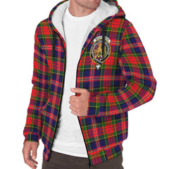 MacPherson Modern Tartan Crest Sherpa Hoodie