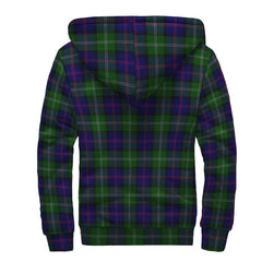 MacThomas Modern Tartan Crest Sherpa Hoodie