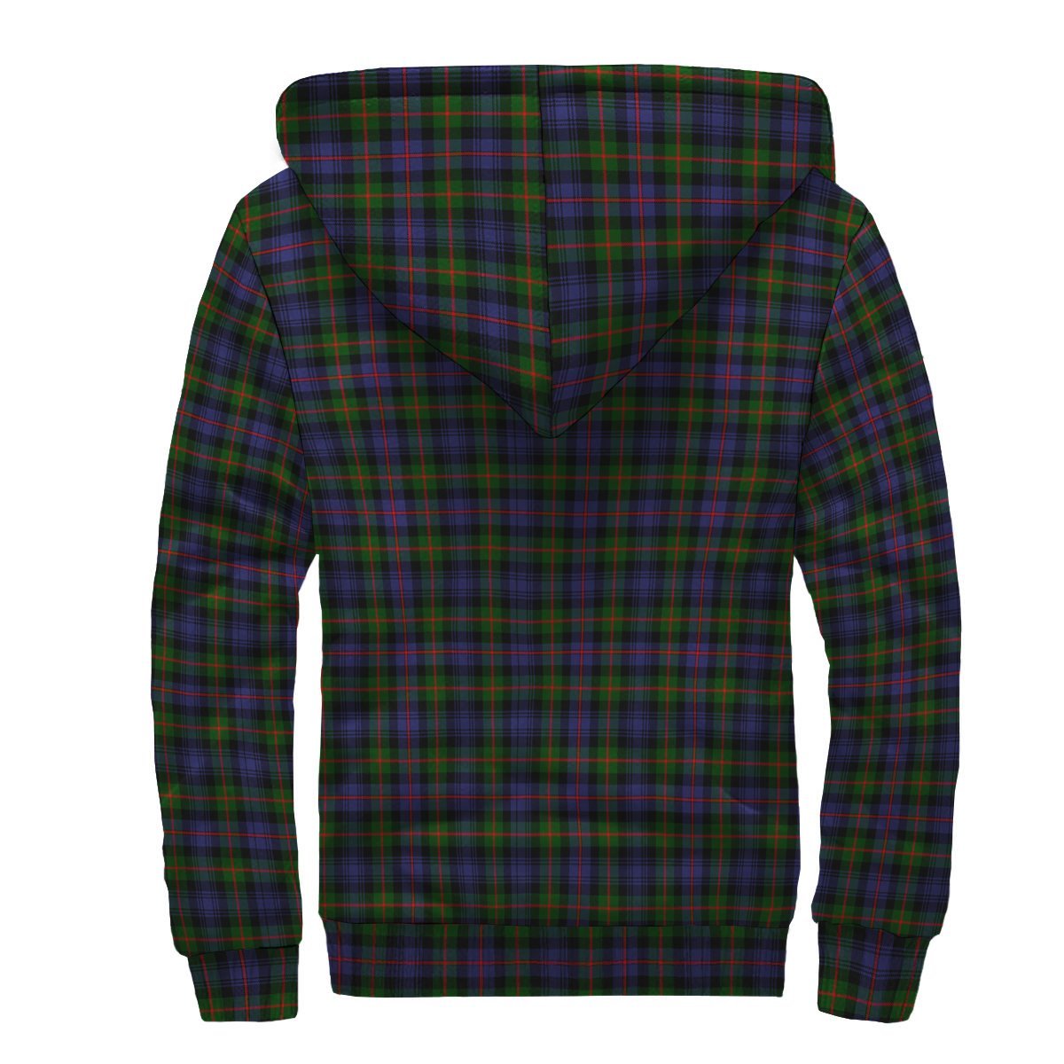 Murray of Atholl Modern Tartan Crest Sherpa Hoodie