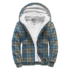 Napier Ancient Tartan Crest Sherpa Hoodie