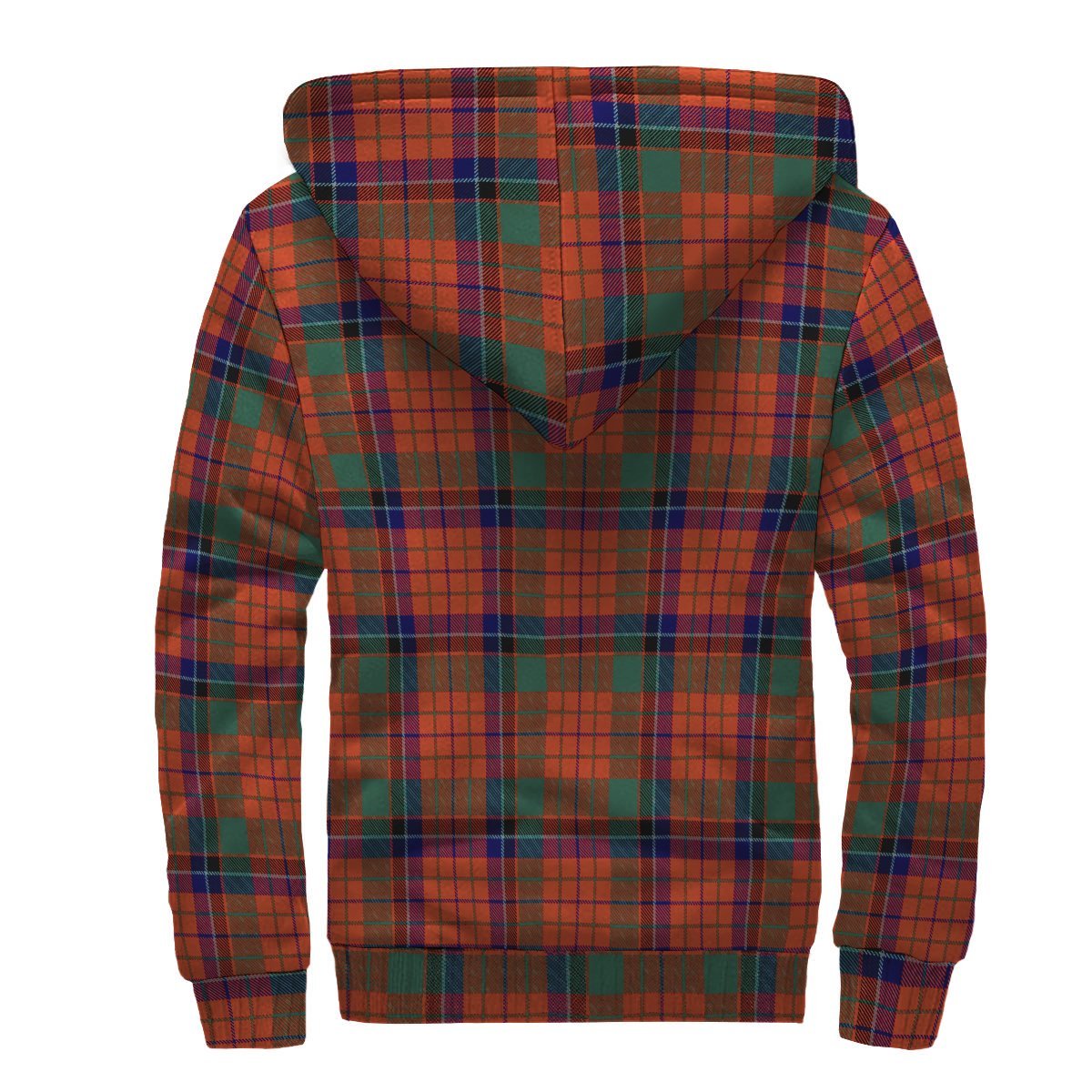 Nicolson Ancient Tartan Crest Sherpa Hoodie