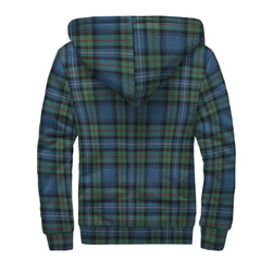 Robertson Hunting Ancient Tartan Crest Sherpa Hoodie