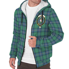 Shaw Ancient Tartan Crest Sherpa Hoodie