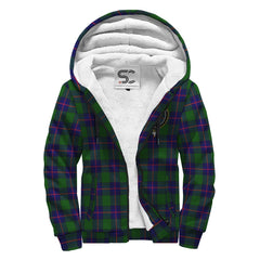 Shaw Modern Tartan Crest Sherpa Hoodie