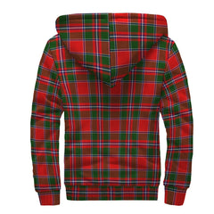 Spens Modern Tartan Crest Sherpa Hoodie