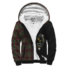 Buchan Modern Tartan Crest Sherpa Hoodie - Circle Style