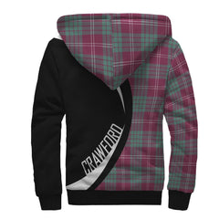 Crawford Ancient Tartan Crest Sherpa Hoodie - Circle Style