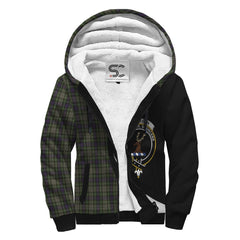 Davidson Tulloch Dress Tartan Crest Sherpa Hoodie - Circle Style