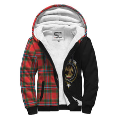 Drummond of Perth Tartan Crest Sherpa Hoodie - Circle Style