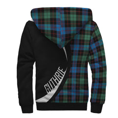 Guthrie Ancient Tartan Crest Sherpa Hoodie - Circle Style