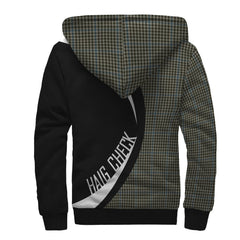 Haig Check Tartan Crest Sherpa Hoodie - Circle Style