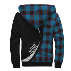 Home Ancient Tartan Crest Sherpa Hoodie - Circle Style