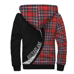 MacFarlane Modern Tartan Crest Sherpa Hoodie - Circle Style