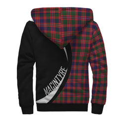 MacIntyre Modern Tartan Crest Sherpa Hoodie - Circle Style