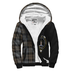 MacKay Weathered Tartan Crest Sherpa Hoodie - Circle Style