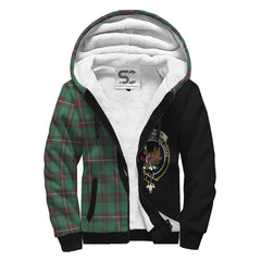 MacKinnon Hunting Ancient Tartan Crest Sherpa Hoodie - Circle Style