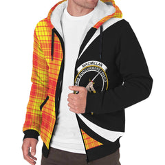 MacMillan Tartan Crest Sherpa Hoodie - Circle Style