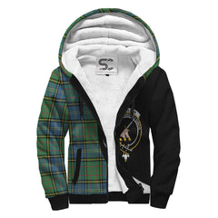 MacMillan Hunting Ancient Tartan Crest Sherpa Hoodie - Circle Style