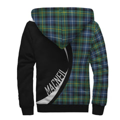 MacNeill of Barra Ancient Tartan Crest Sherpa Hoodie - Circle Style